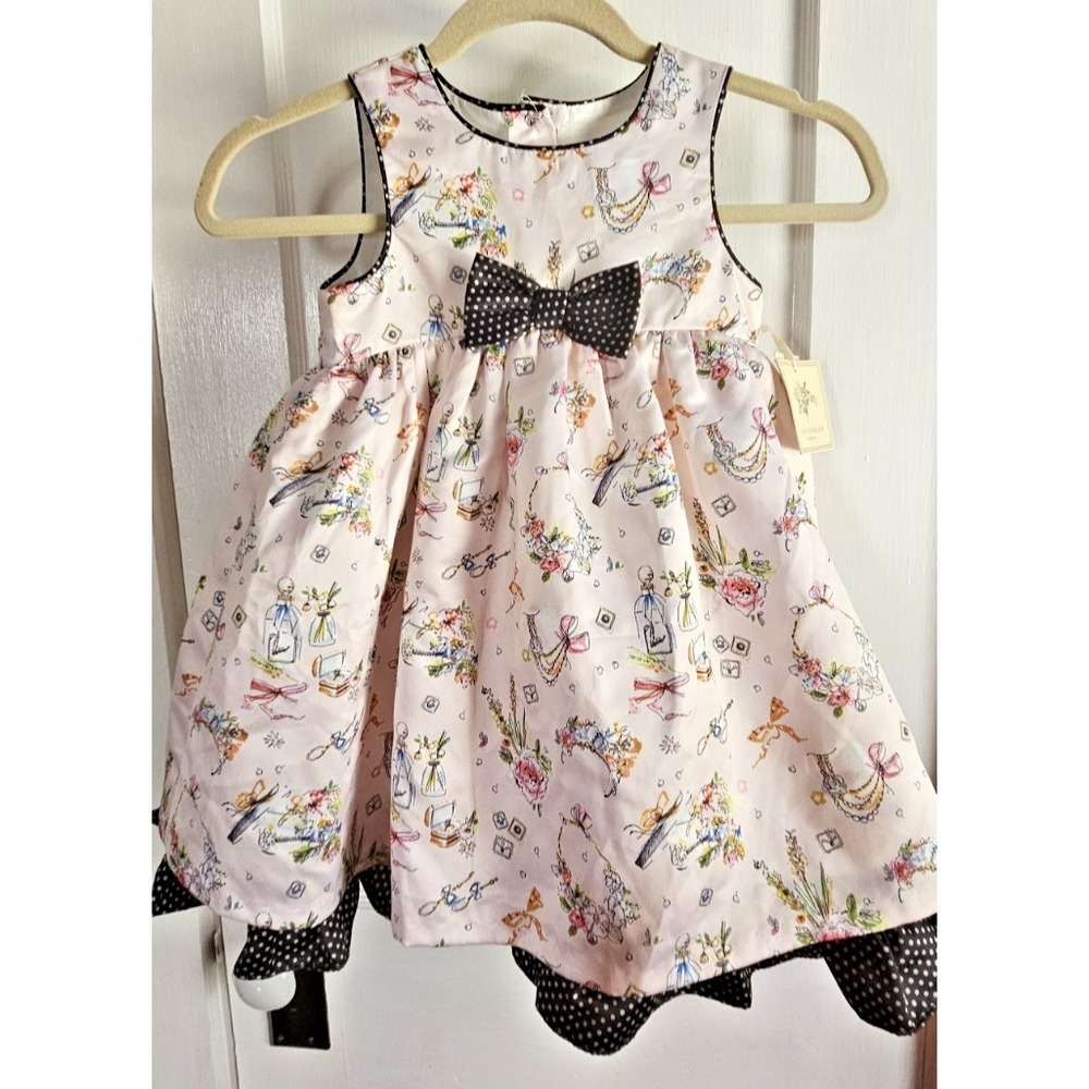 NWT Laura Ashley London girl sleeveless dress Sz 5 fully‎ lined